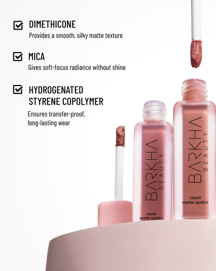 Transfer-Proof Liquid Matte Lipstick - QUEEN B